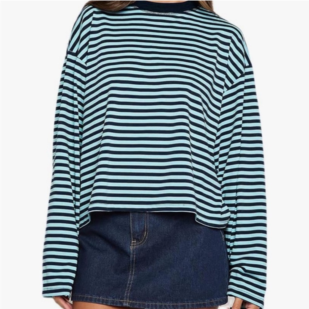 Striped Long Sleeve Top